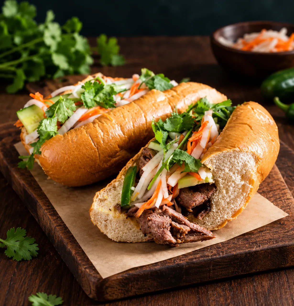 Vietnamese banh mi and pho at Thai Tai Vietnamese in Calgary's Beltline